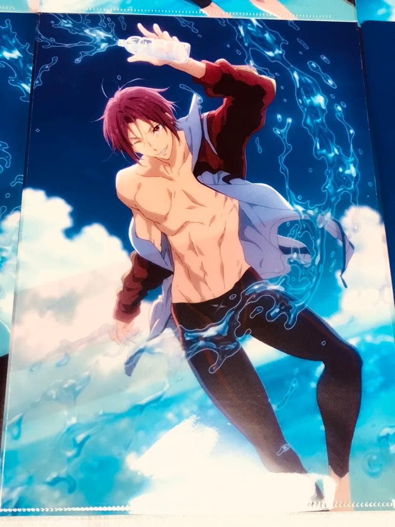 ◎美品◎Free!RWクリアファイル 七瀬遙 橘真琴 松岡凛 山崎宗介 桐嶋郁弥