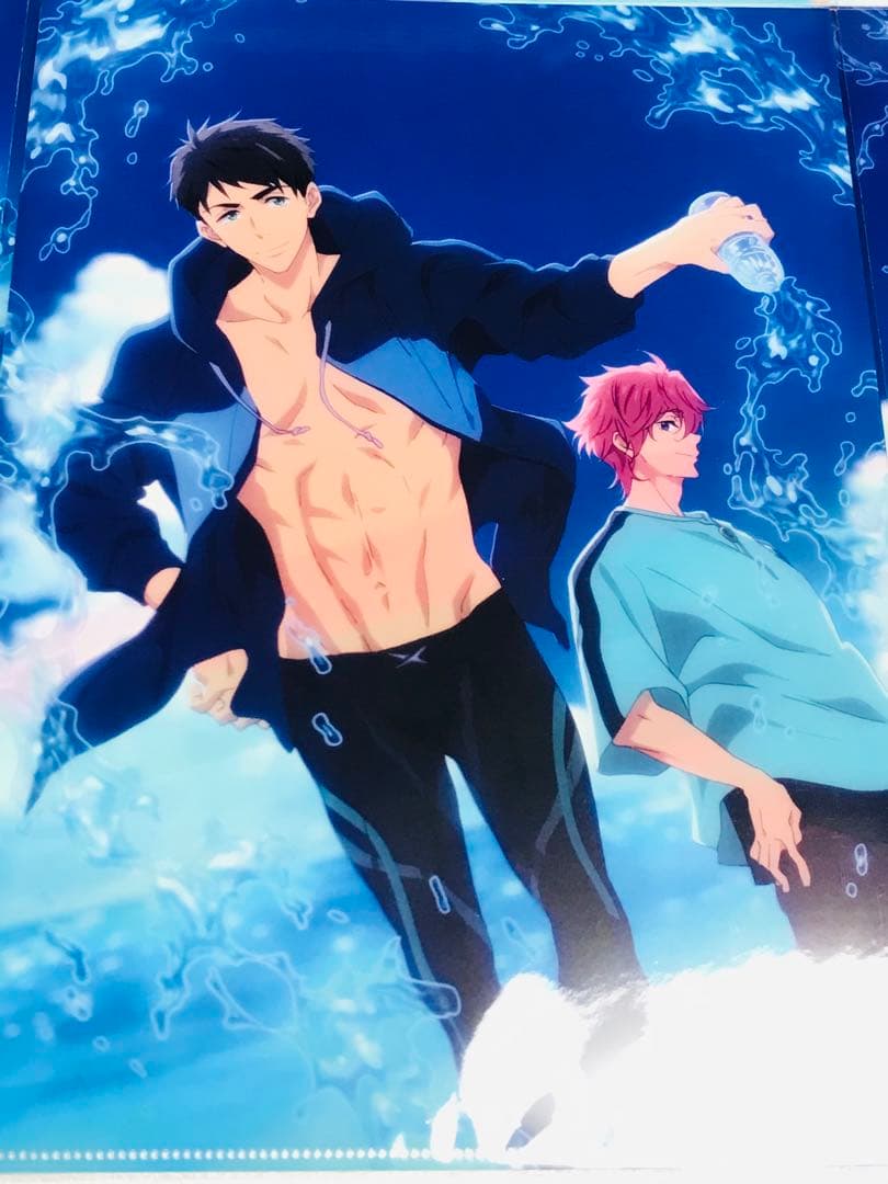 ◎美品◎Free!RWクリアファイル 七瀬遙 橘真琴 松岡凛 山崎宗介 桐嶋郁弥
