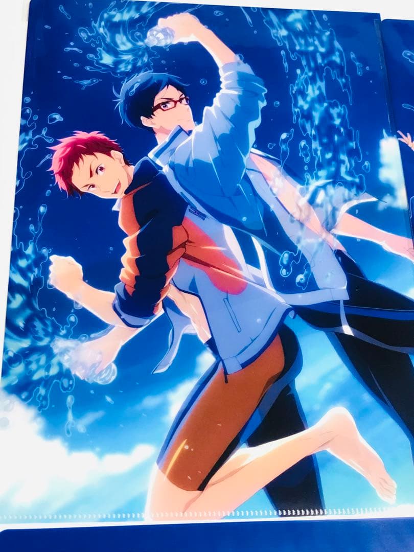 ◎美品◎Free!RWクリアファイル 七瀬遙 橘真琴 松岡凛 山崎宗介 桐嶋郁弥