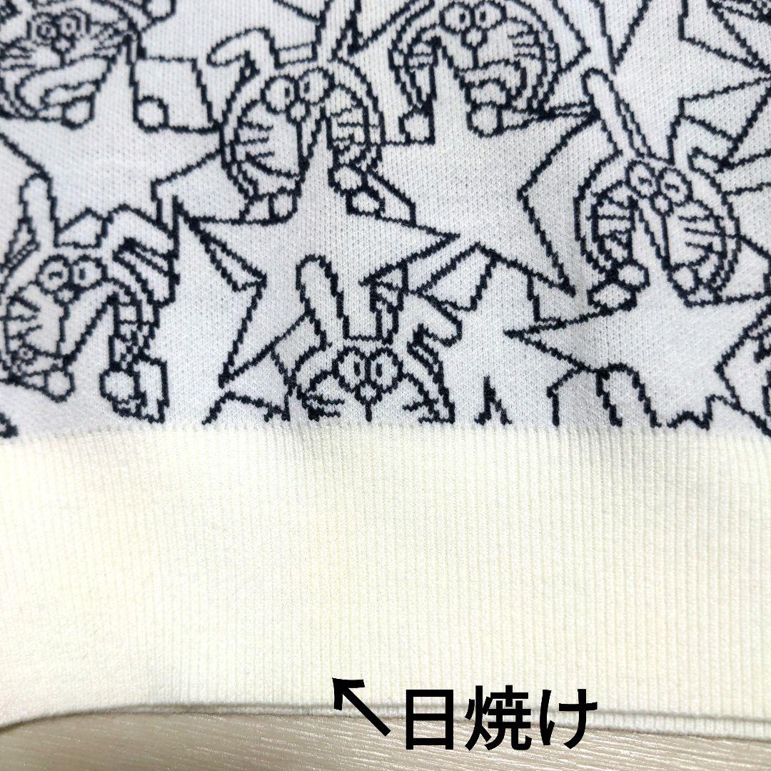再再再値下新品　ジャックバニー　ニット5 ドラえもん　白　メンズ定価19800円