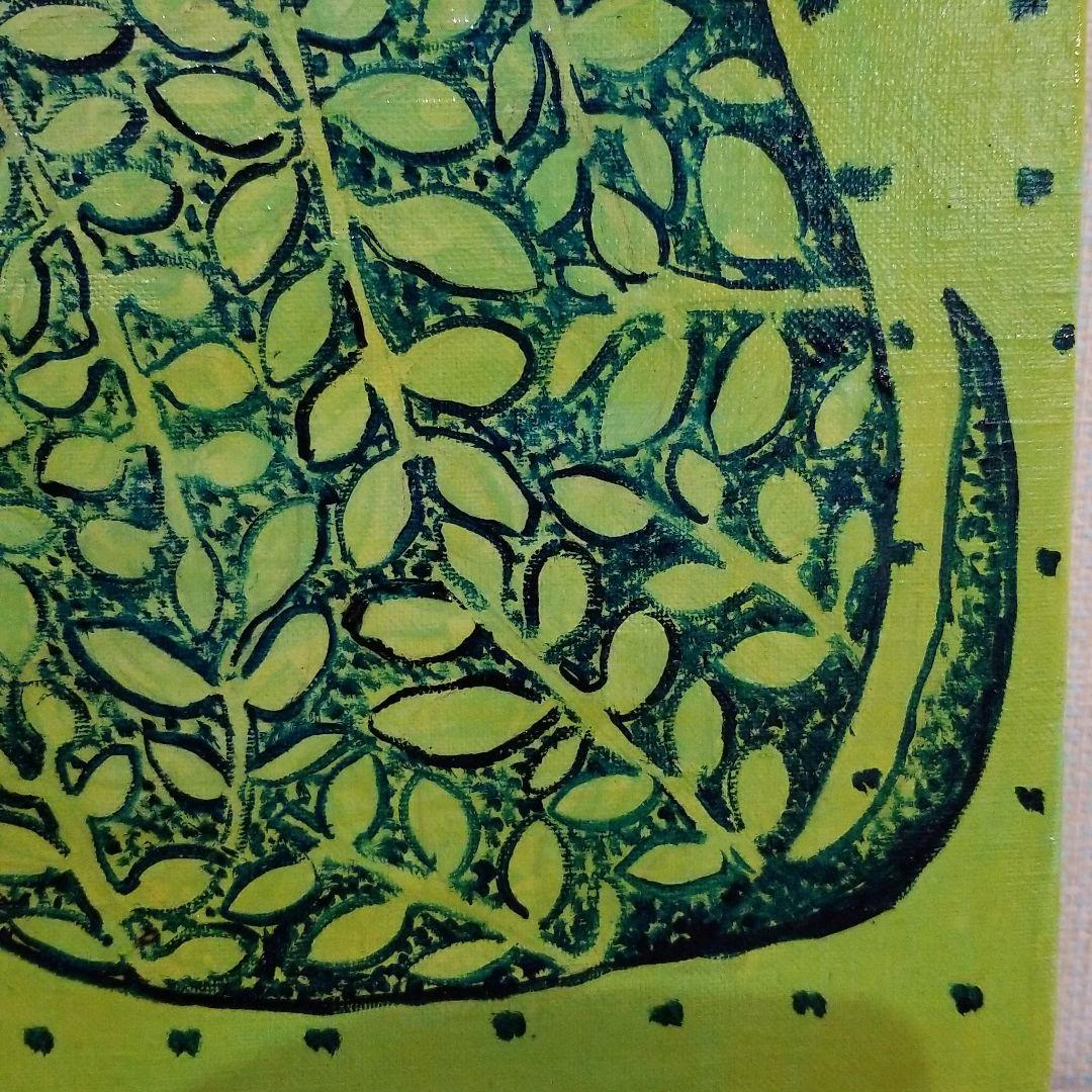 油絵　専用　卵から出てくる赤ちゃんを見るお母さん