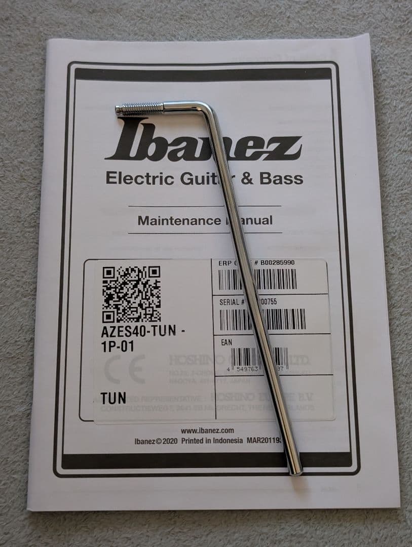 Ibanez AZES40 TUN エレキギター アイバニーズ