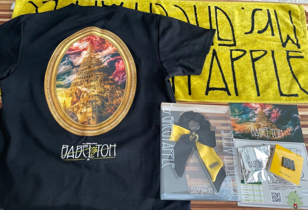 Mrs. GREEN APPLE Tシャツ・タオルセット　バベルの塔