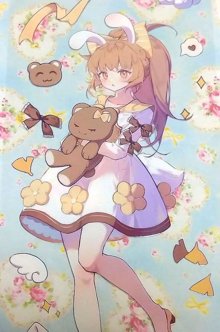 J823＃兔灵契约(晶透)Komos空物馆切り売り海外人物マステ女の子
