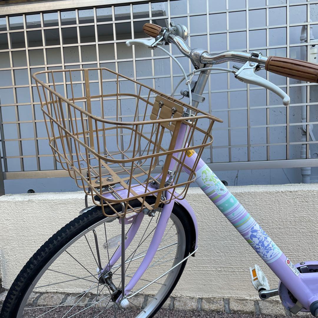 【手渡し限定】ブリヂストン　エコパル・モカ　22インチ　女の子　自転車