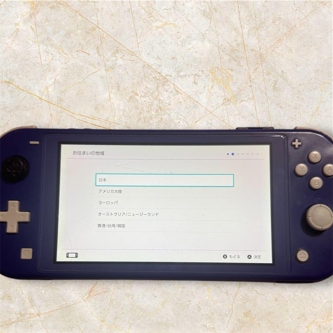 Nintendo Switch Lite ブルー本体のみ　ジャンク品