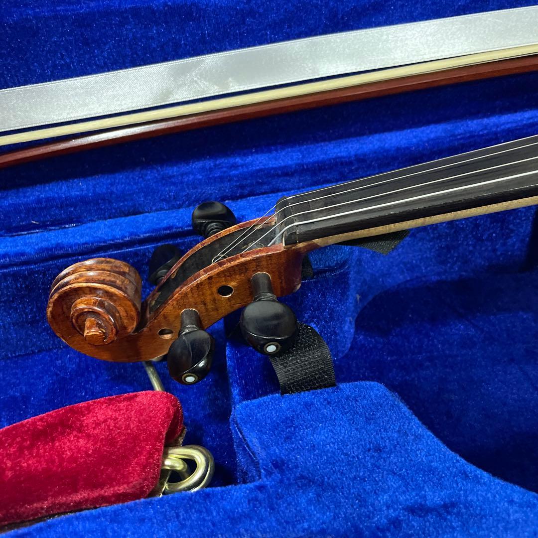 高級 バイオリン 3/4サイズ 付属品多数 虎目 弦楽器 ケース付属