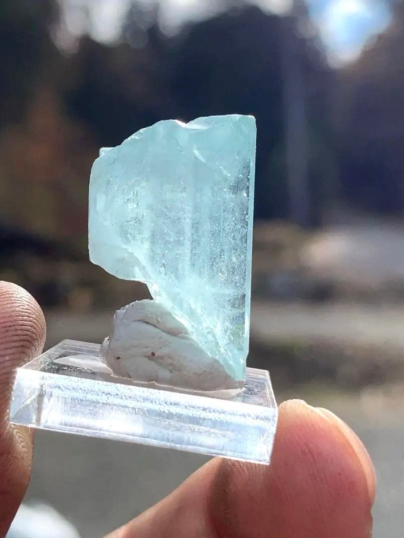 アクアマリン 原石 天然石 パキスタン産 結晶 透明 インテリア ジュエリー 2