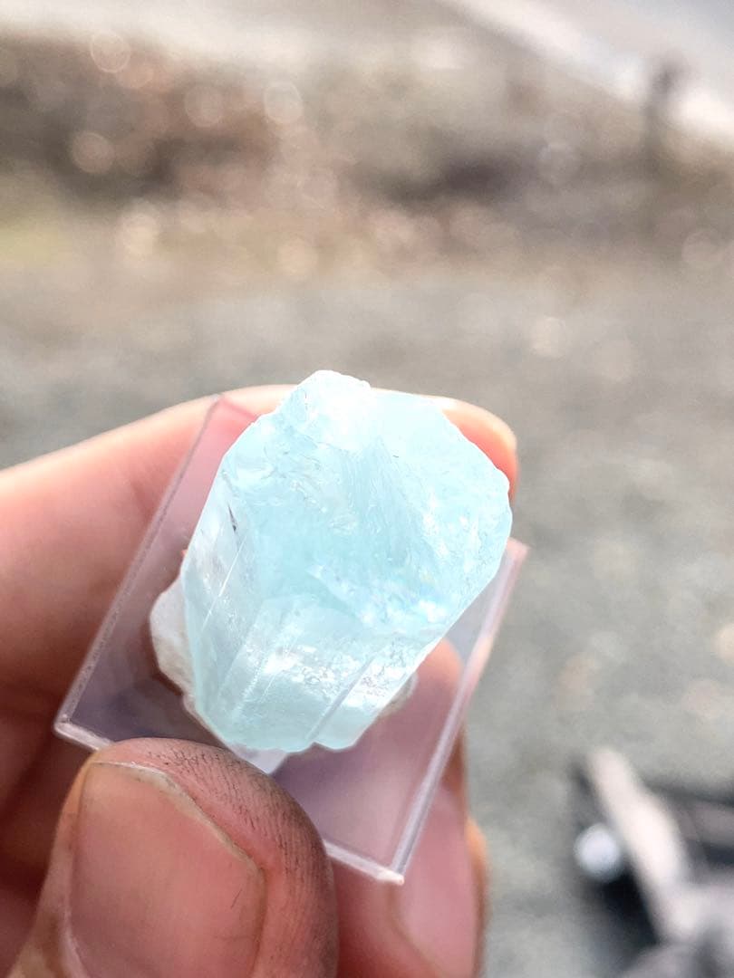 アクアマリン 原石 天然石 パキスタン産 結晶 透明 インテリア ジュエリー 2