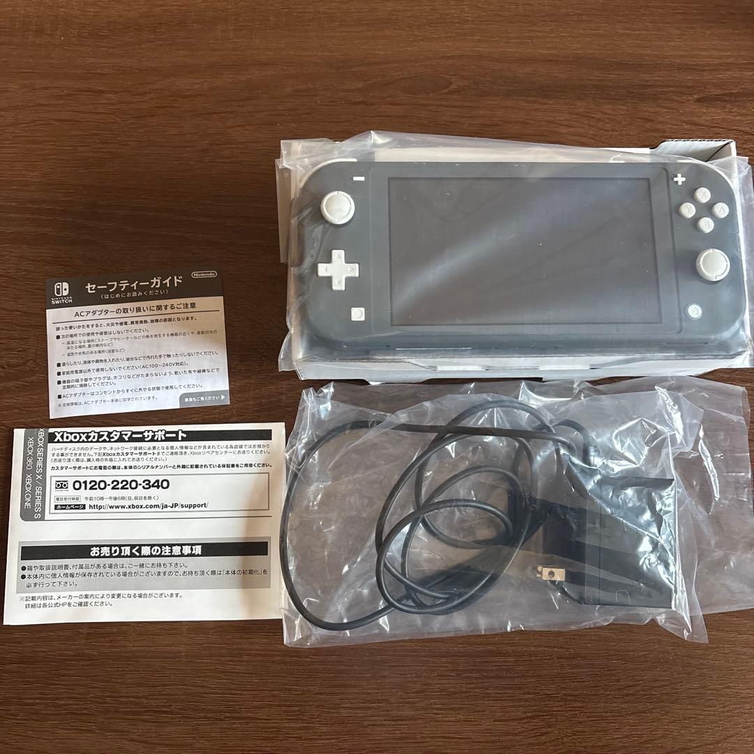 Nintendo Switch Lite グレー 本体　おまけ付き