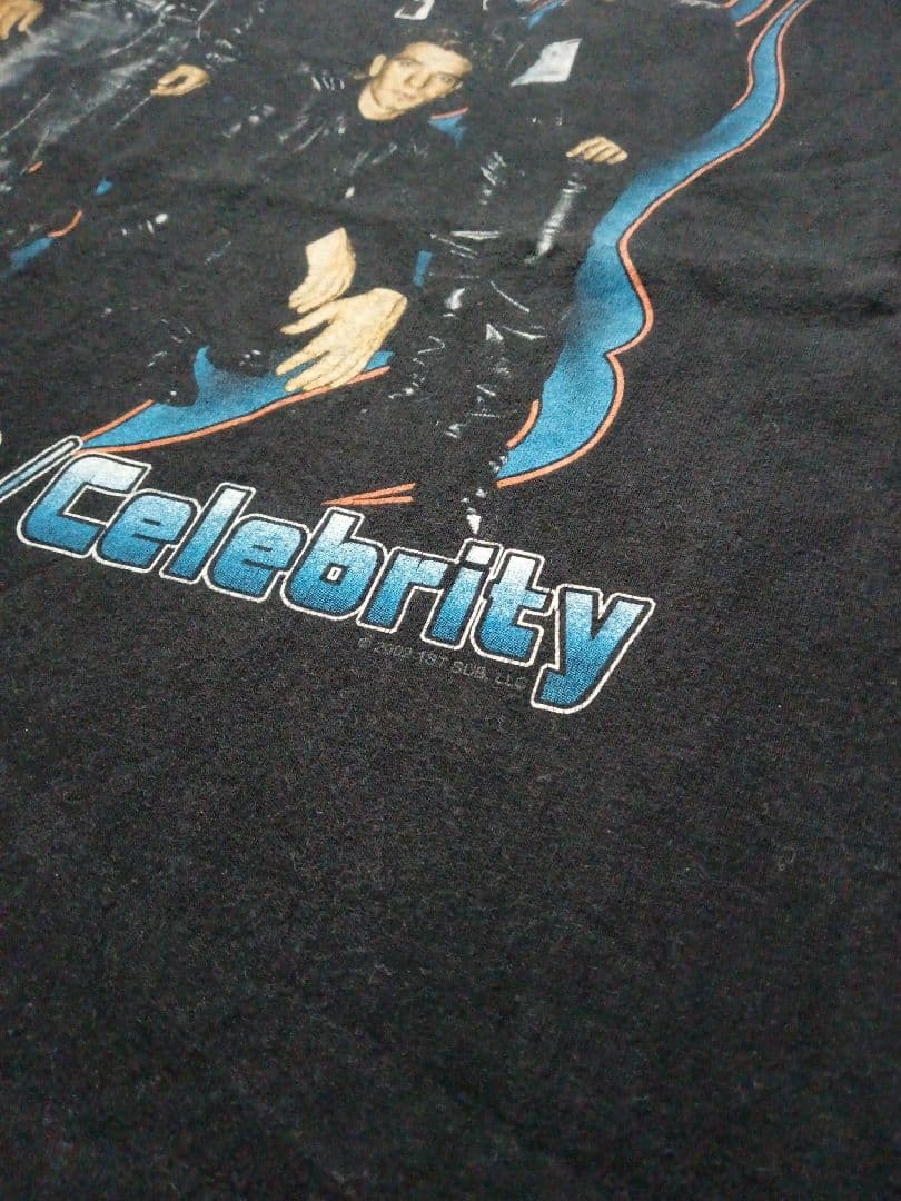 2002年製 インシンク セレブリティ Tシャツ XLサイズ 黒