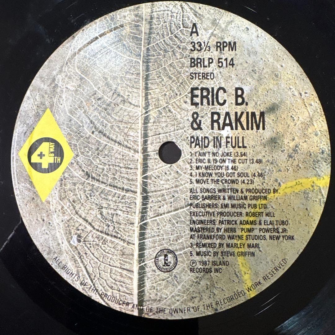 ERIC B. & RAKIM 3枚セット