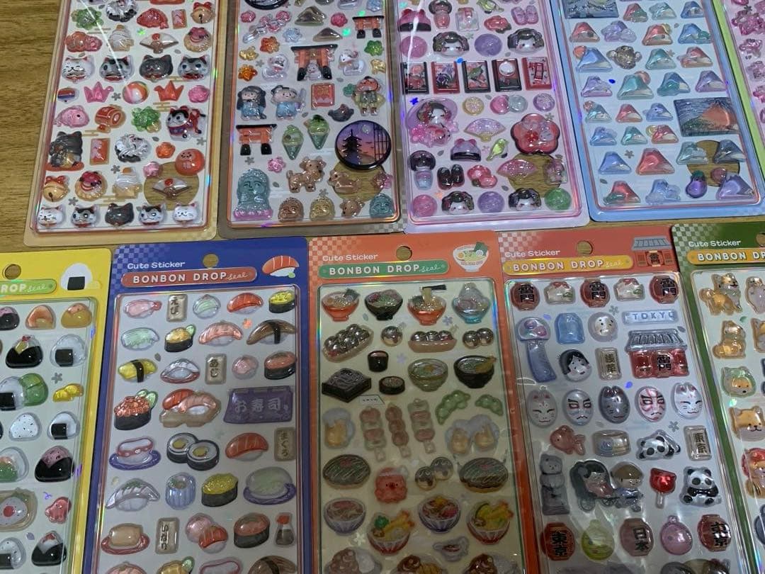 【正規品】ボンボンドロップシール　和柄　クーリア　11種セット