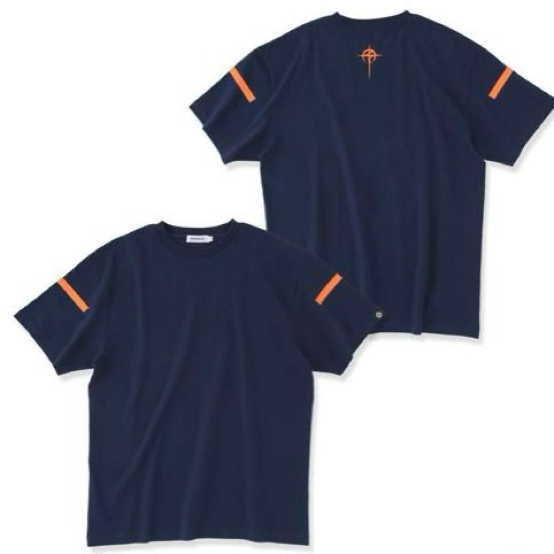 閃光のハサウェイ SRICT-G MaftyメンバーTシャツ Lサイズ　ネイビー