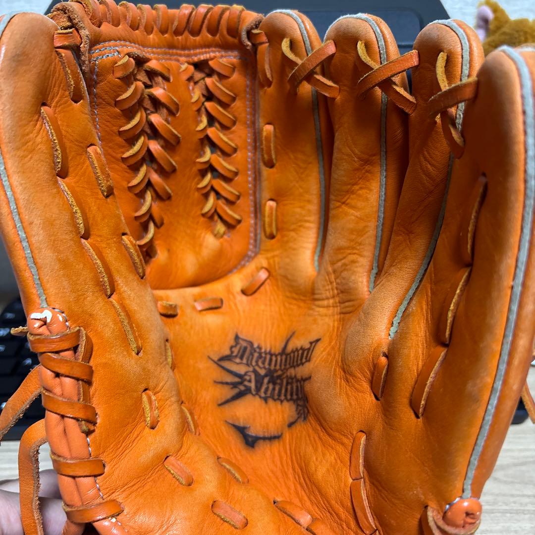 Mizuno エボリューション グローブ 右手用 オレンジ　少年野球用