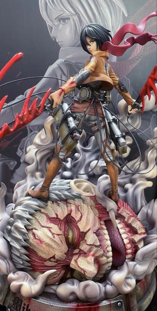 進撃の巨人 ミカサ・アッカーマン ガレージキット 塗装済み完成品