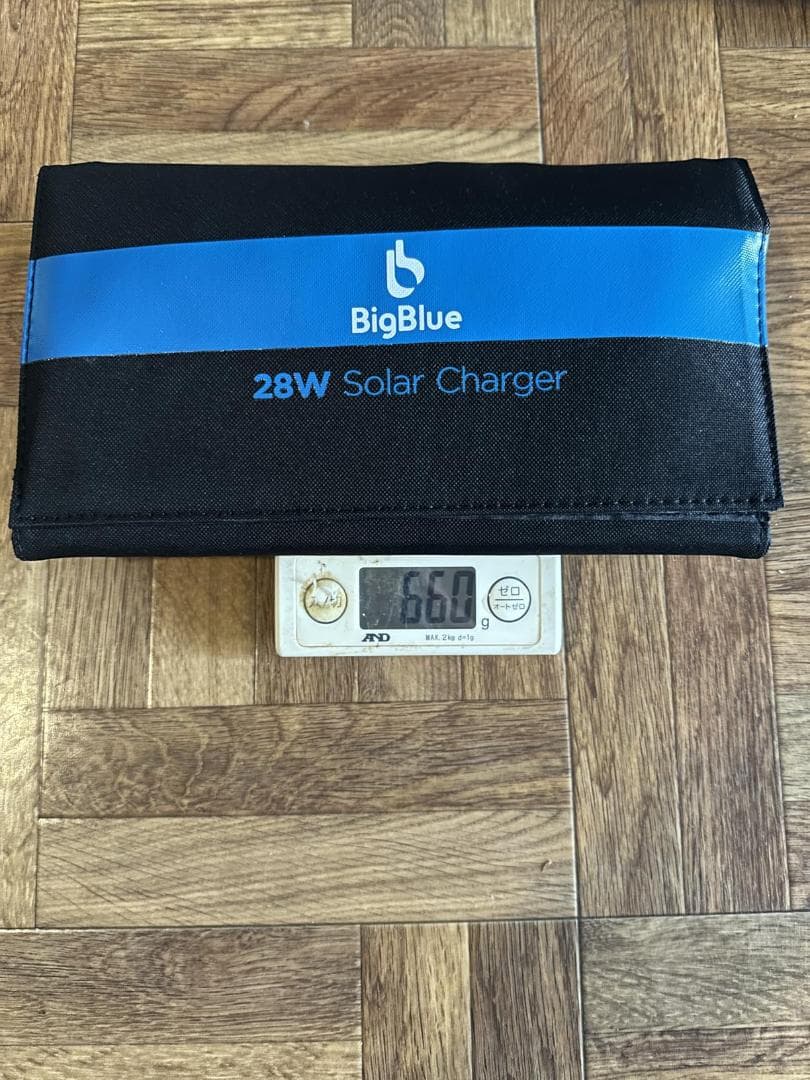 【2025モデル】BigBlue 28W ソーラーパネル 小型 3ポートUSBp