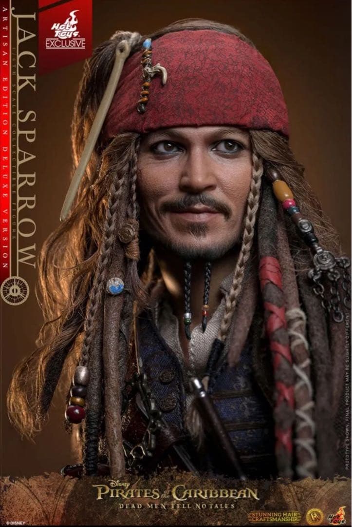 HotToys ジャック・スパロウ 1/6 フィギュア アルチザン
