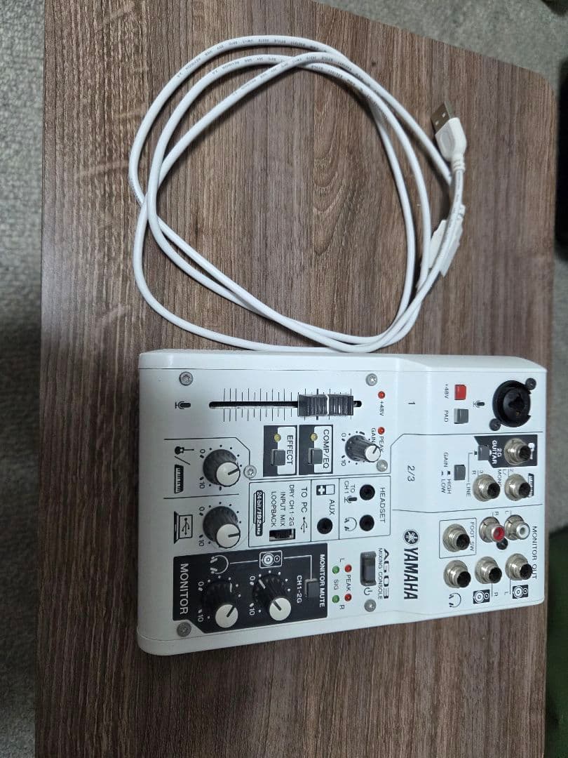 YAMAHA AG03 オーディオインターフェイス iPad/iPhone対応