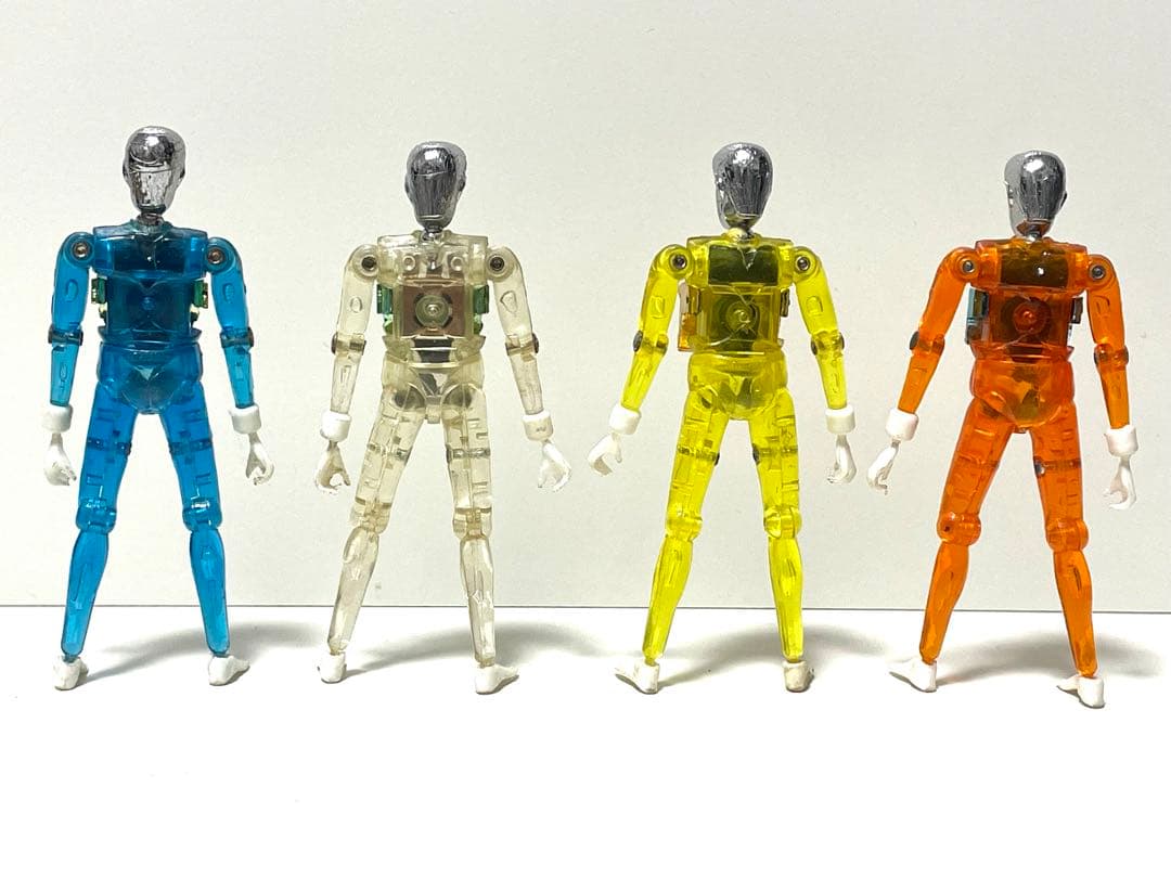 【最貴重・希少・当時品】ミクロマン 初代シリーズ 全4種カラーセット