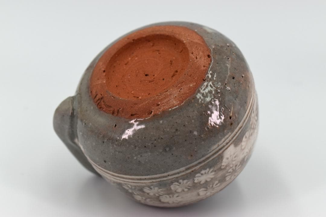 【真作保証】平安吉峯窯 浅見与し三作 四滴茶入 共箱付 京焼 茶道具 茶入れ