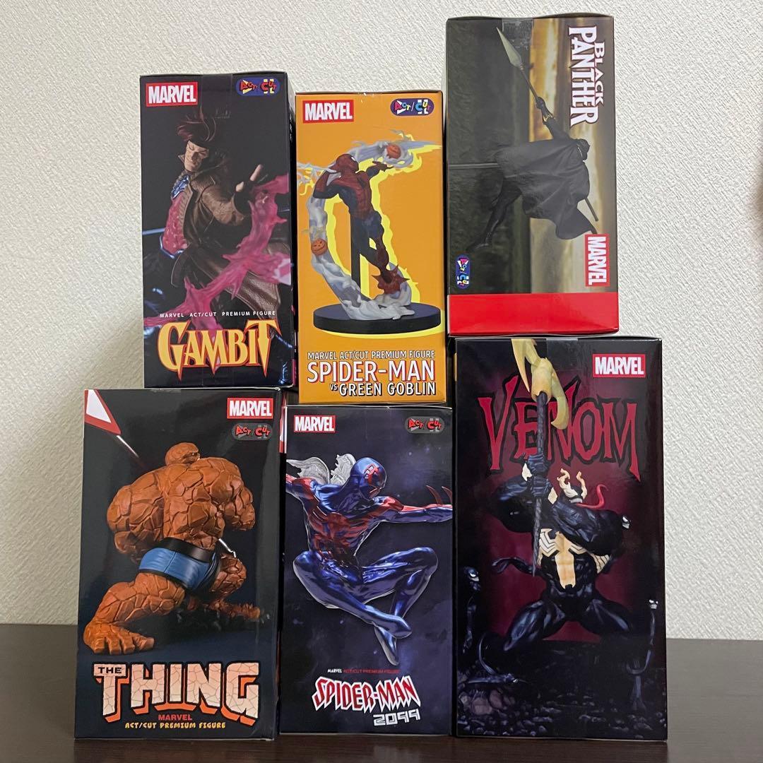 ヴェノム　ブラックパンサー　スパイダーマン　シング　ガンビット　フィギュア
