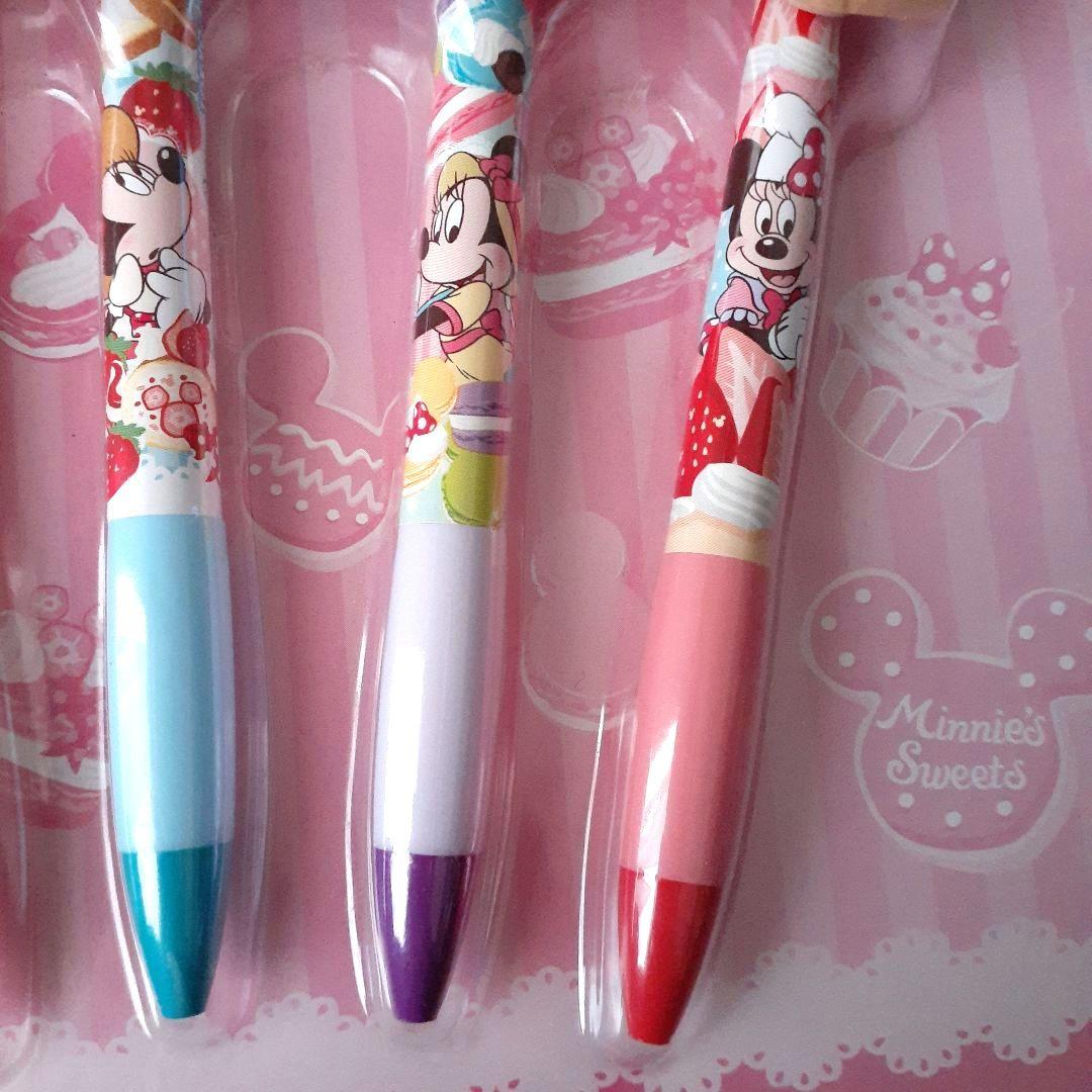 ディズニー　ミニー　ボールペン　スイーツ　お菓子　パティシエ　ケーキ　マカロン