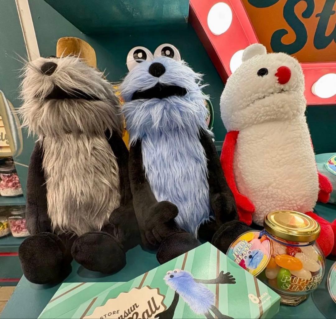 【公式】パペットスンスン ノンノン ゾンゾンぬいぐるみ 3体セット ポップアップ