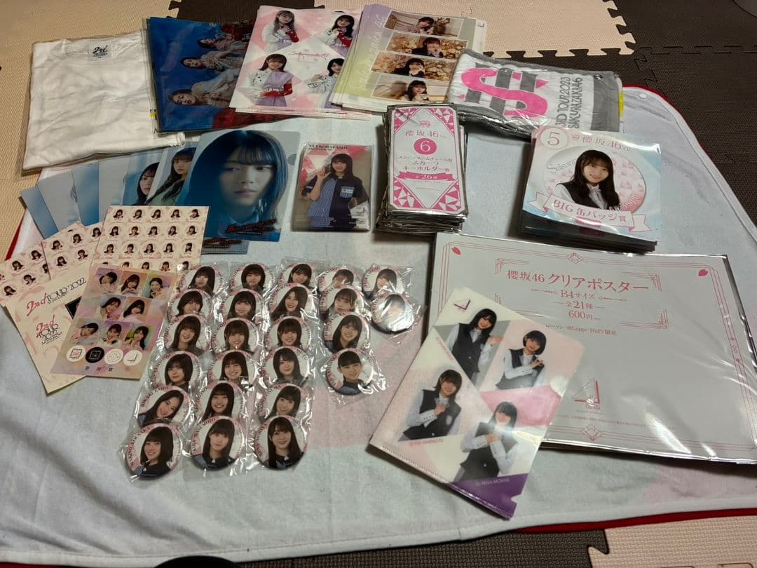 武元唯衣 秘蔵生写真 直筆サイン入り(当選通知付き) &櫻坂46グッズセット