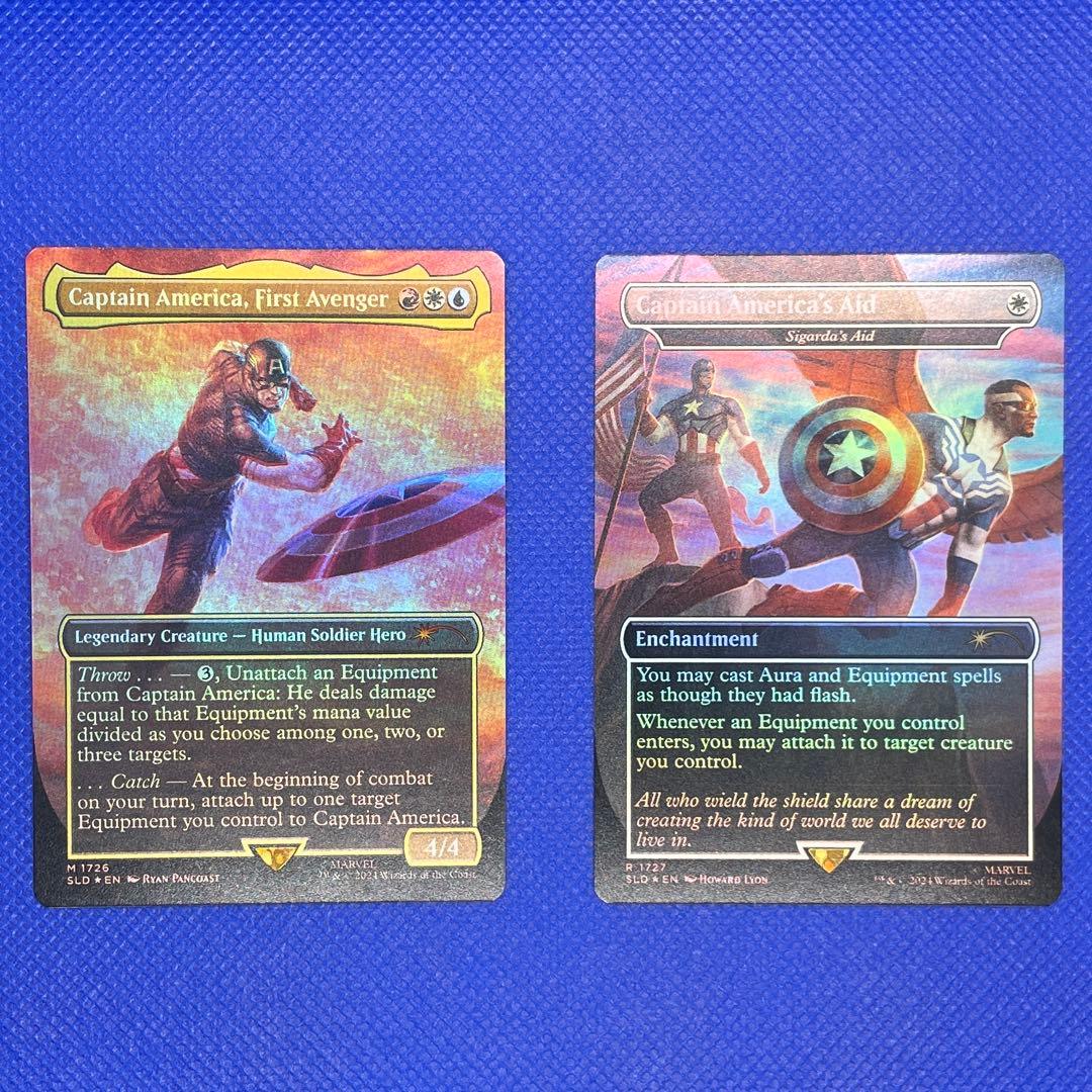 Secret Lair マーベル　キャプテンアメリカ【カードのみ】Foil