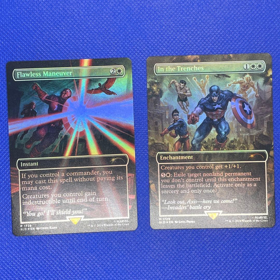 Secret Lair マーベル　キャプテンアメリカ【カードのみ】Foil