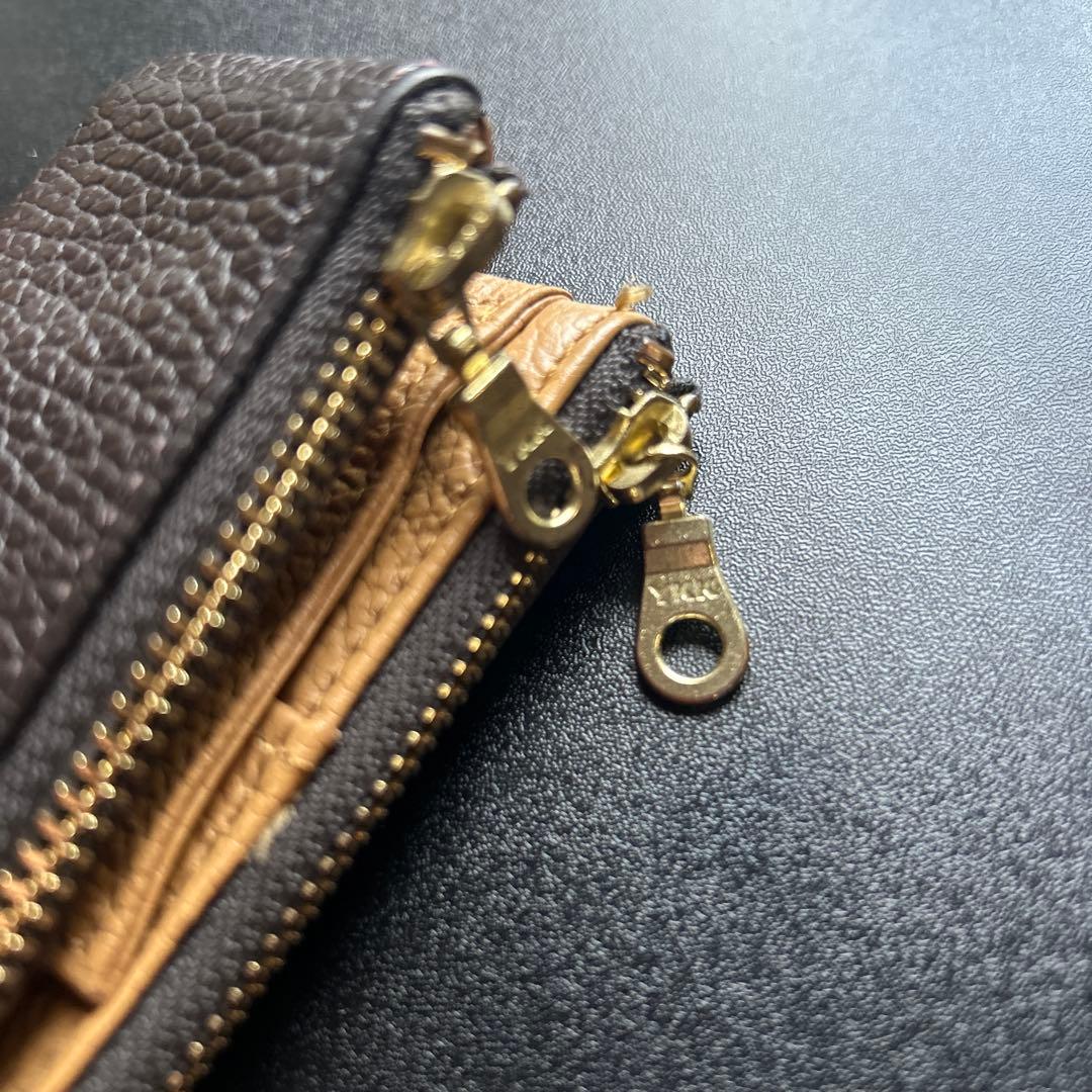 c company ルポペンケース　ダークブラウン レザー 筆箱