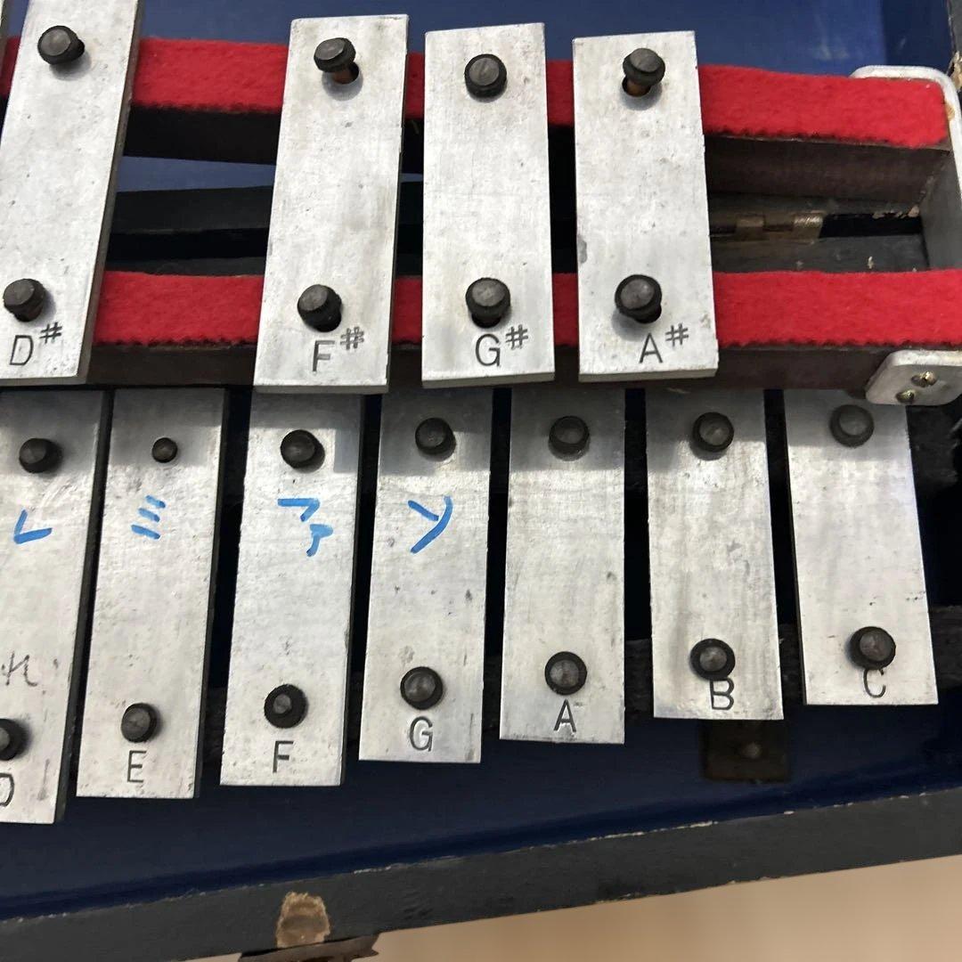 グロッケン 鉄琴　ハードケース 32音