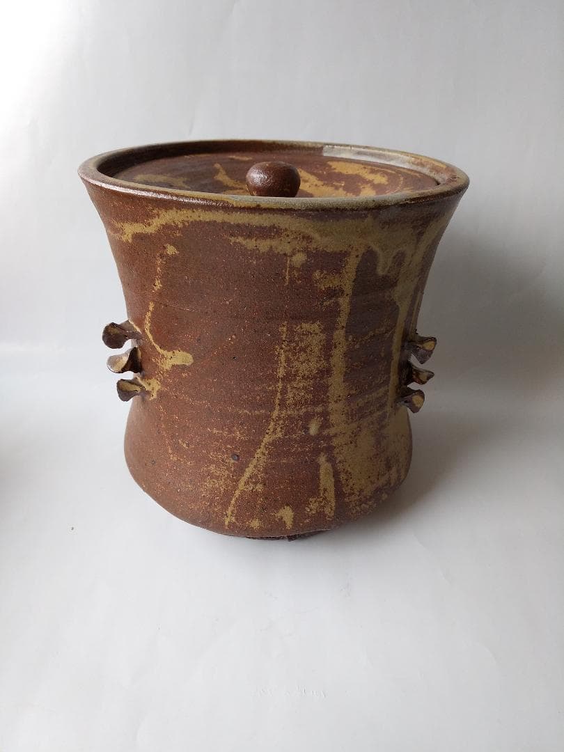 水指 小糸焼 飛騨小糸窯 長倉三朗 作 共箱 栞 茶道具 茶器 逸品 美品 です