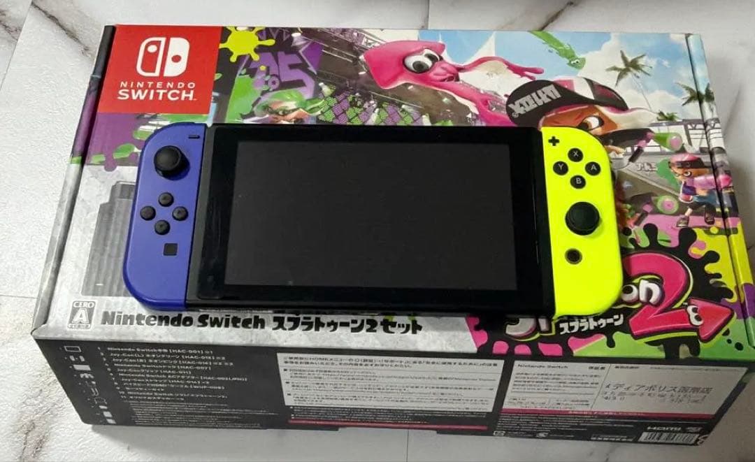 Nintendo Switch スプラトゥーン2モデル　microSDカード付属