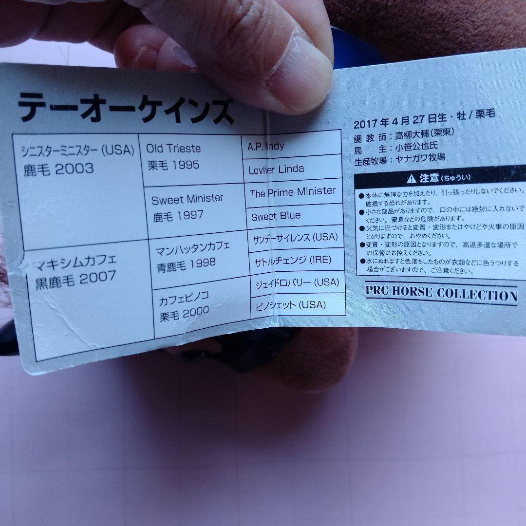 的*場様 テーオーケインズ　サラブレッドコレクション　アイドルホース　ぬいぐるみ
