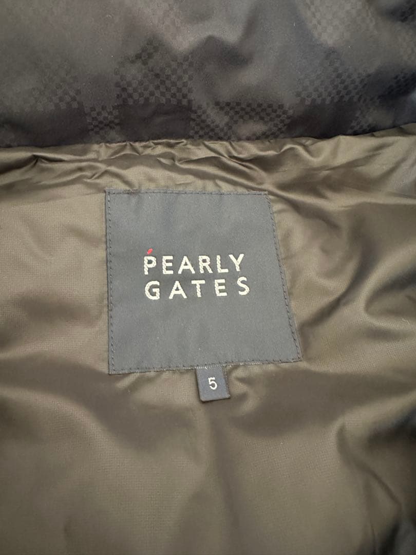 タグ付き未使用　PEARLY GATES ネイビーダウンベストサイズ5