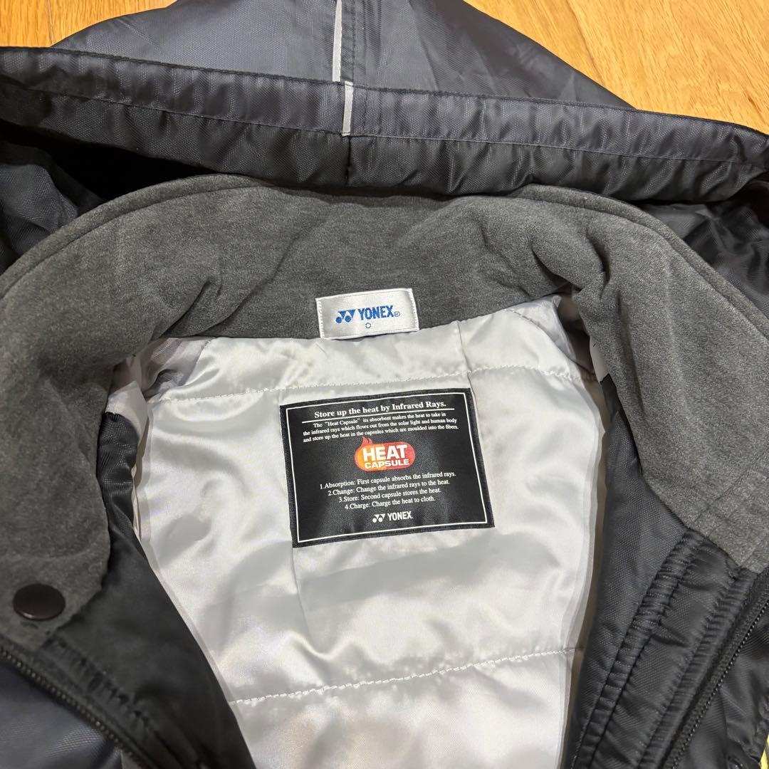 美品　YONEX ヨネックス　テニス　黒　ベンチコート　大きいサイズ　XL