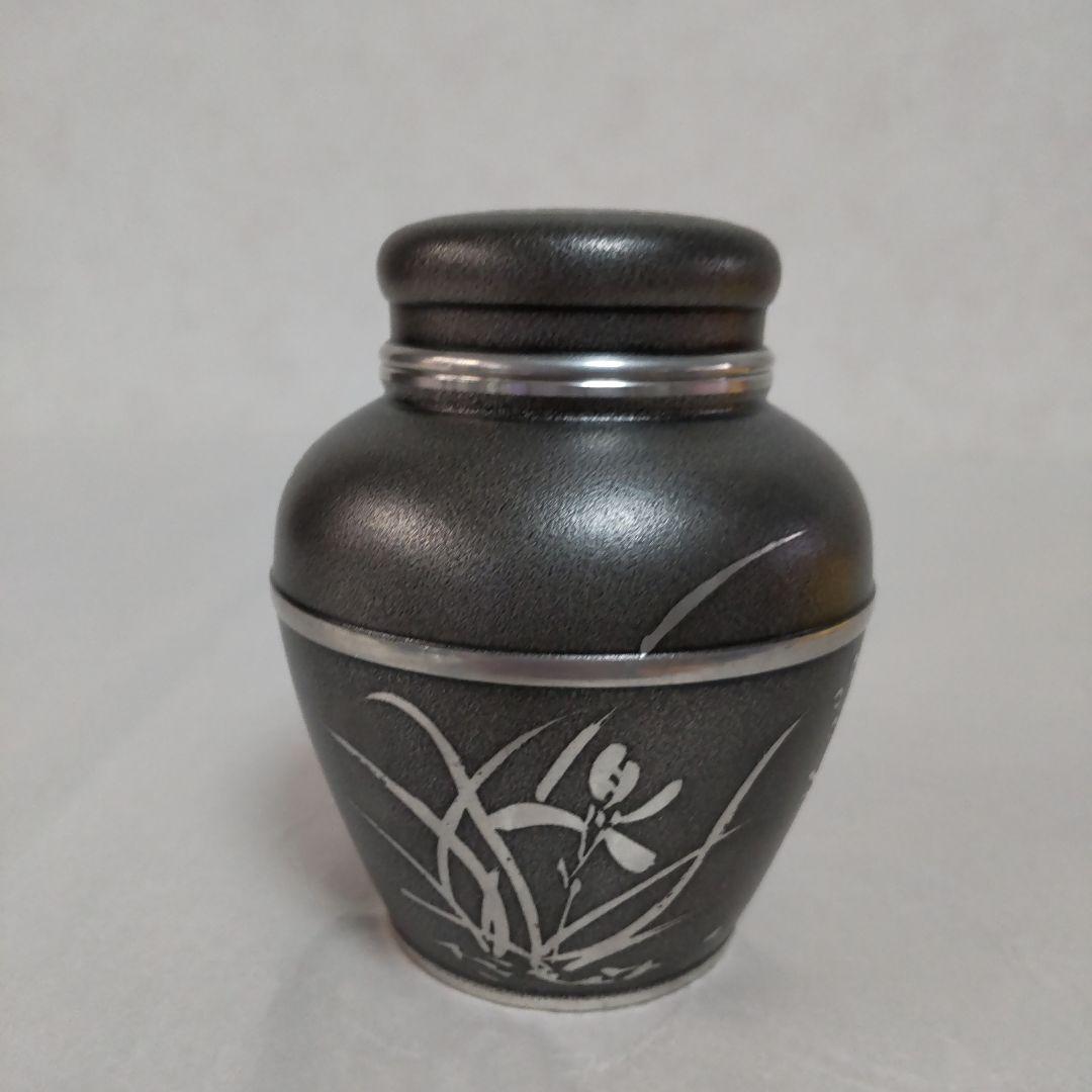 乾茂號造 錫製 茶壺 茶筒 茶入 茶器 煎茶道具 茶道具