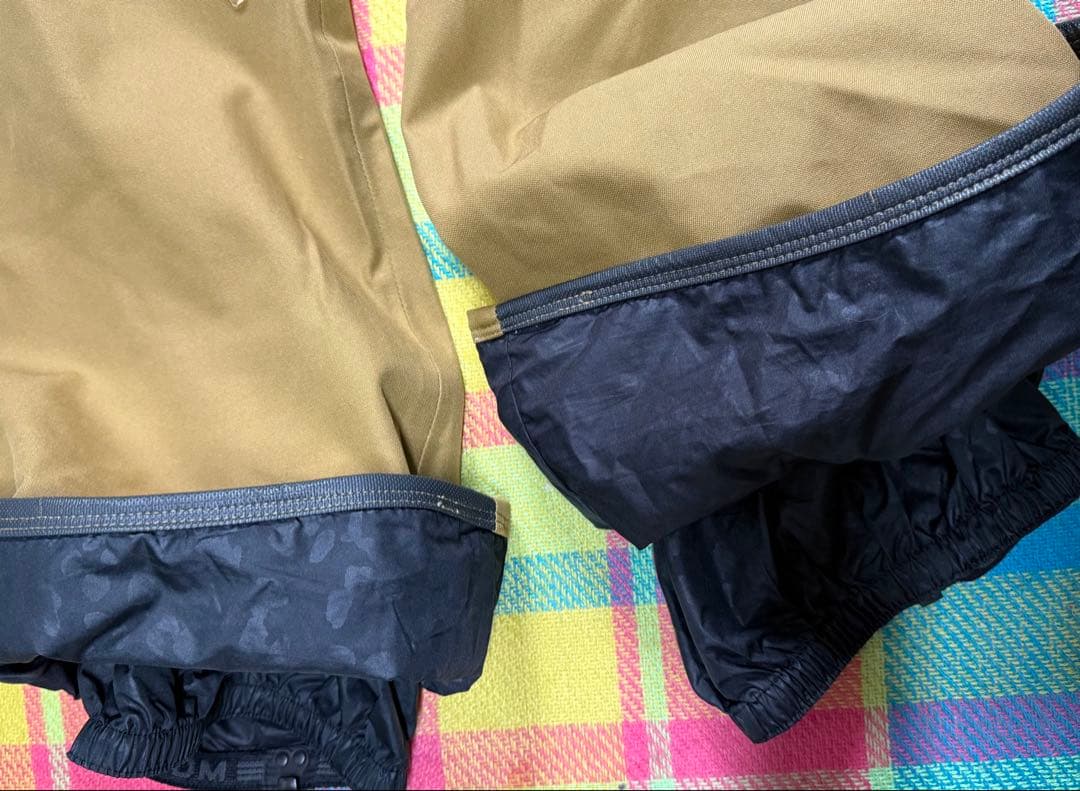 VOLCOM ブラウン オーバーオール リブパンツ