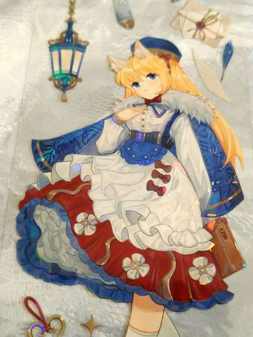 J742＃轻骑羽落(贝壳光)喵啪叽切り売り海外人物マステ女の子