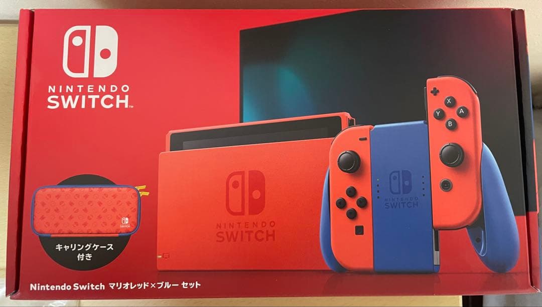 【美品・おまけ付】Nintendo Switch マリオレッド　本体