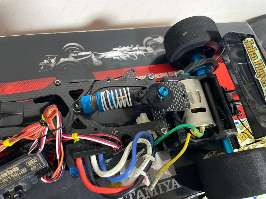 f104 Lotus 97T アイルトン・セナ 1/10 デカール残付き