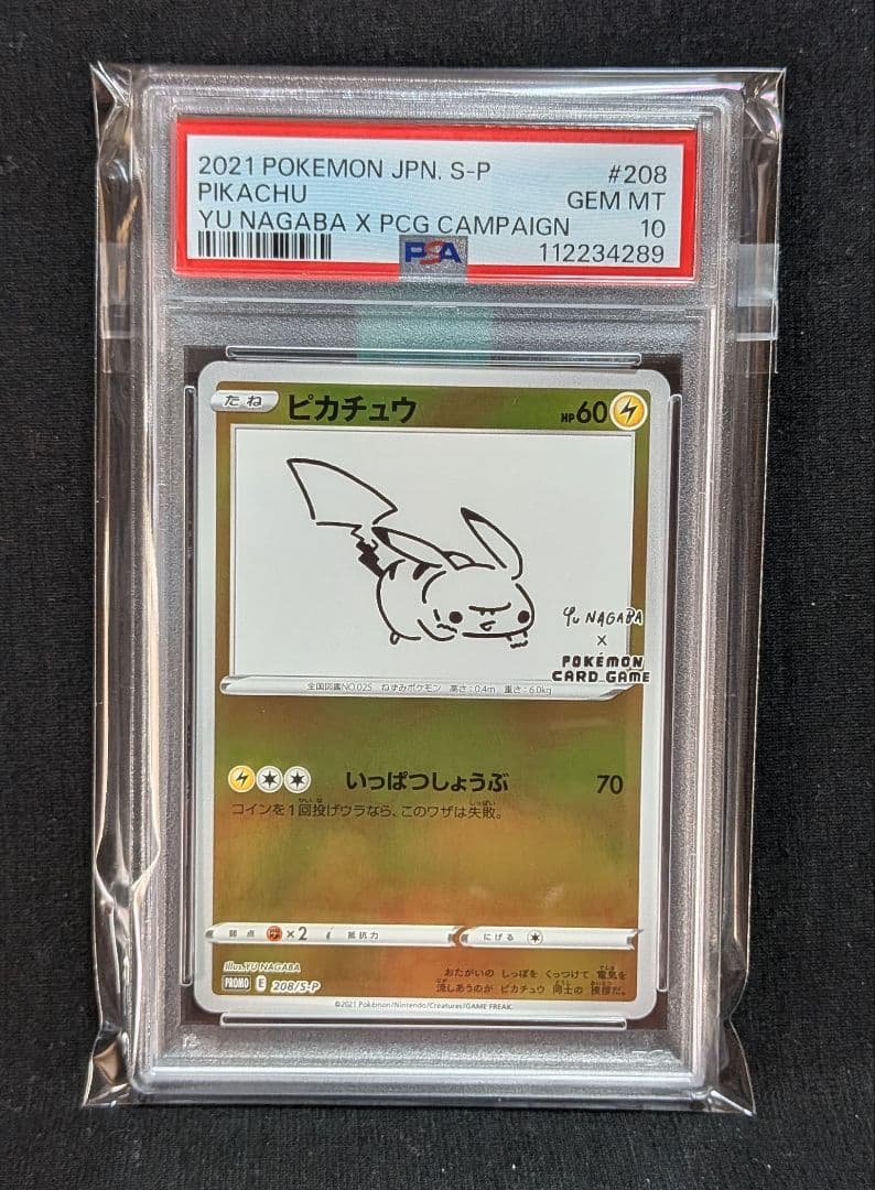 完美品PSA10 ブイズ nagabaプロモ 9連番 +ピカチュウ 10枚セット