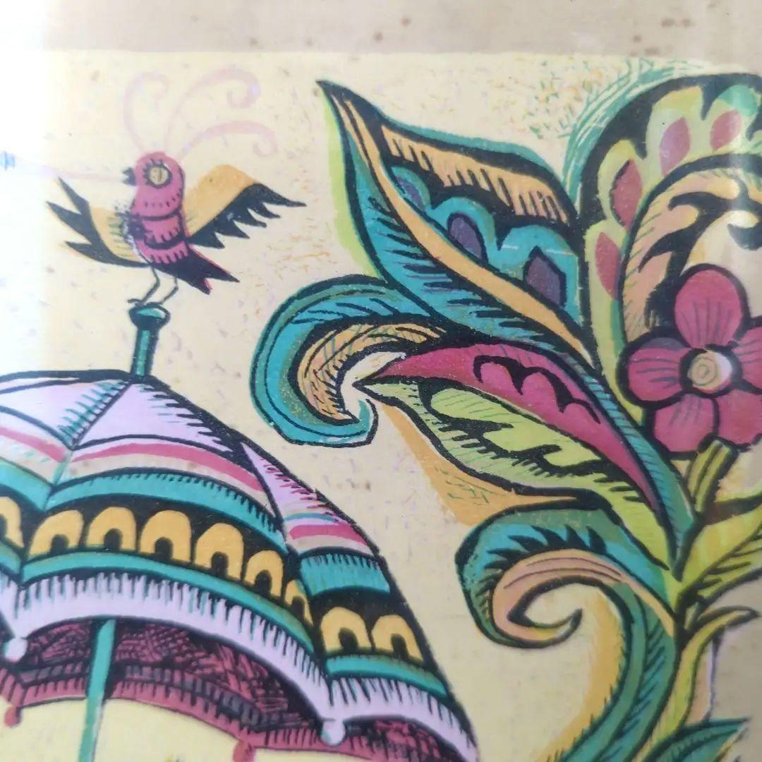 【イシイリョウコ】【ロシア】【版画】ウサギ