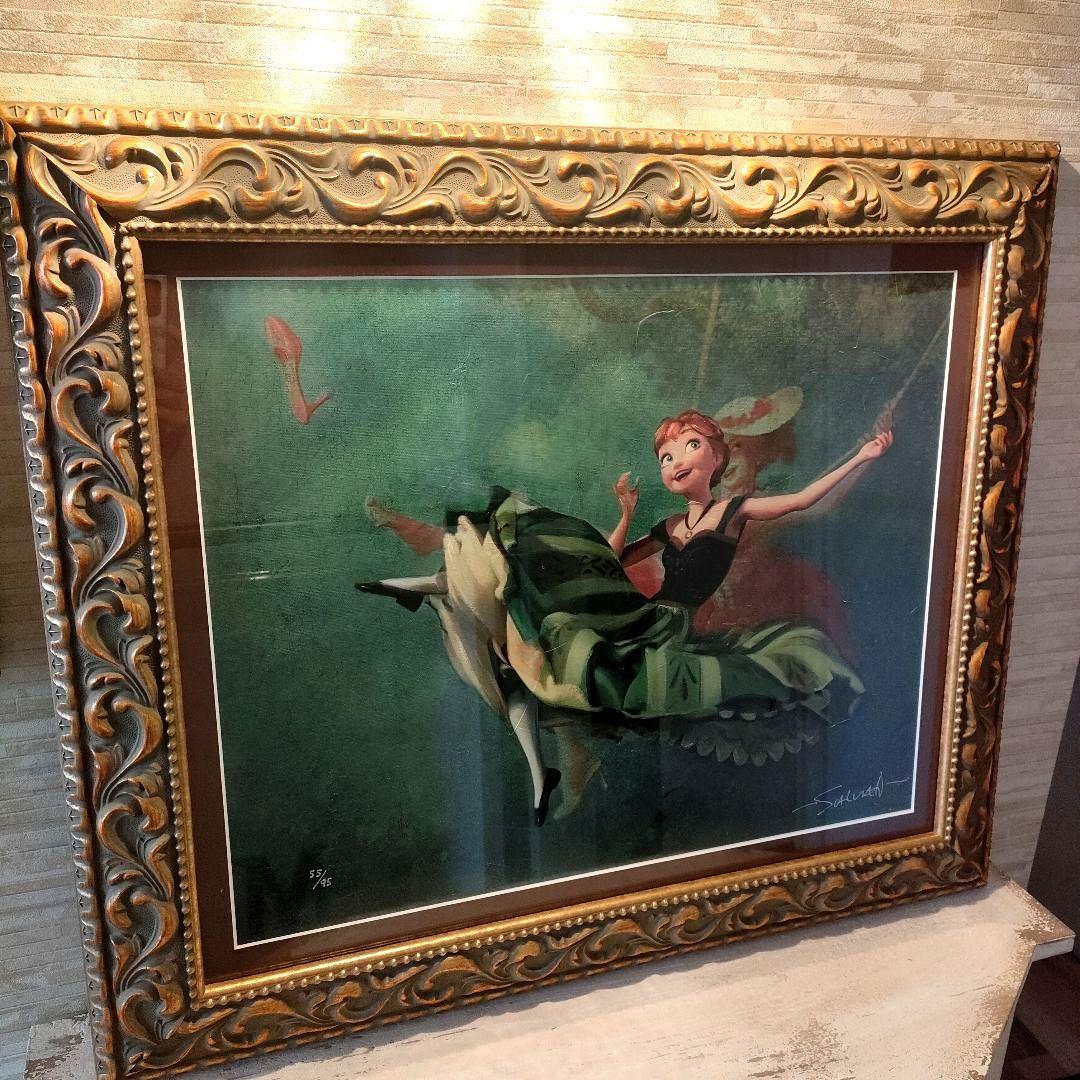 【限定品】アナと雪の女王 サイン入りアート Art Imitates Art