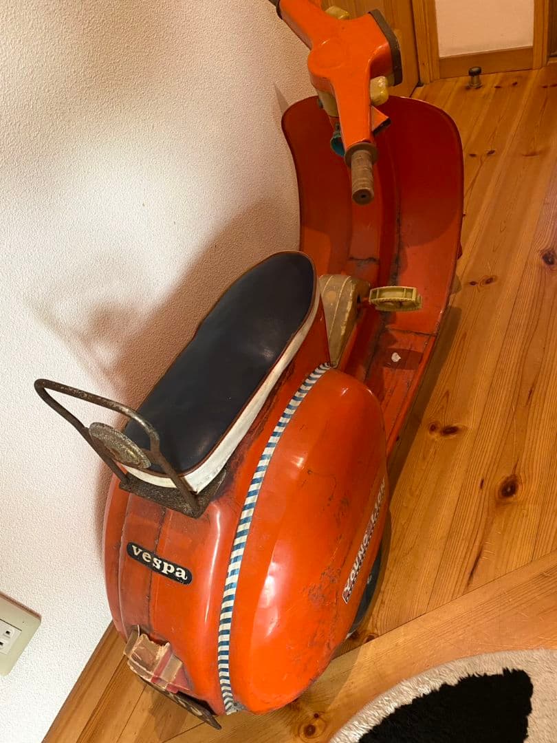 レトロアンティーク品/ブリキおもちゃ/Vespa 子供用スクーター