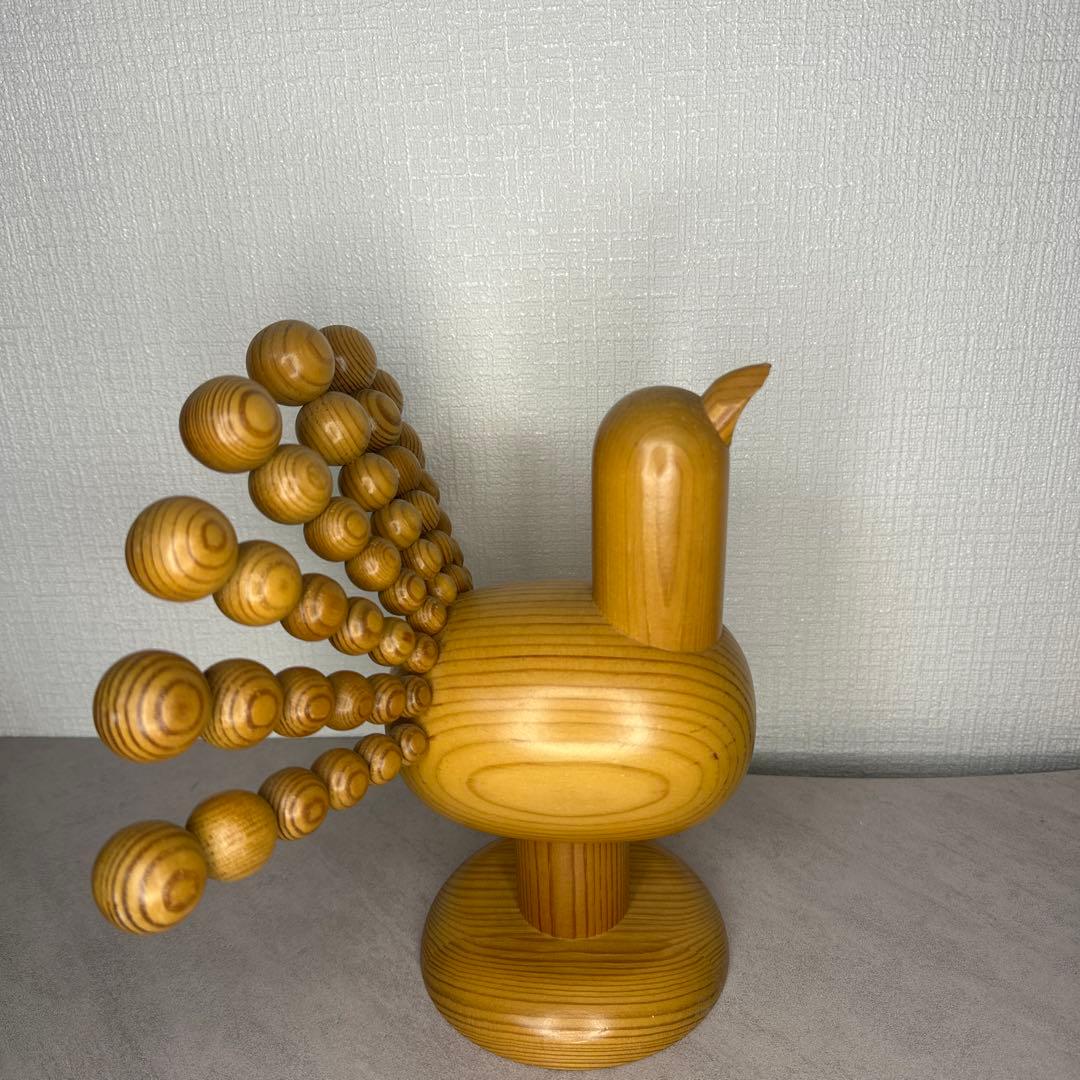 Aarikka Peacock object / アーリッカ 孔雀のオブジェ