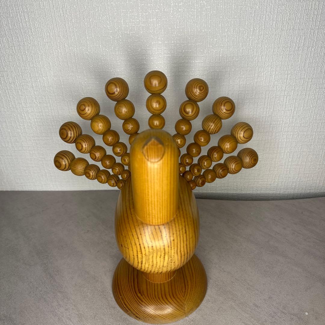 Aarikka Peacock object / アーリッカ 孔雀のオブジェ
