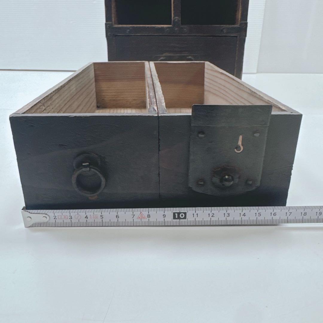 k1458 アンティーク雑貨　和製アンティーク　小引き出し、小箱、小物入れ、木箱